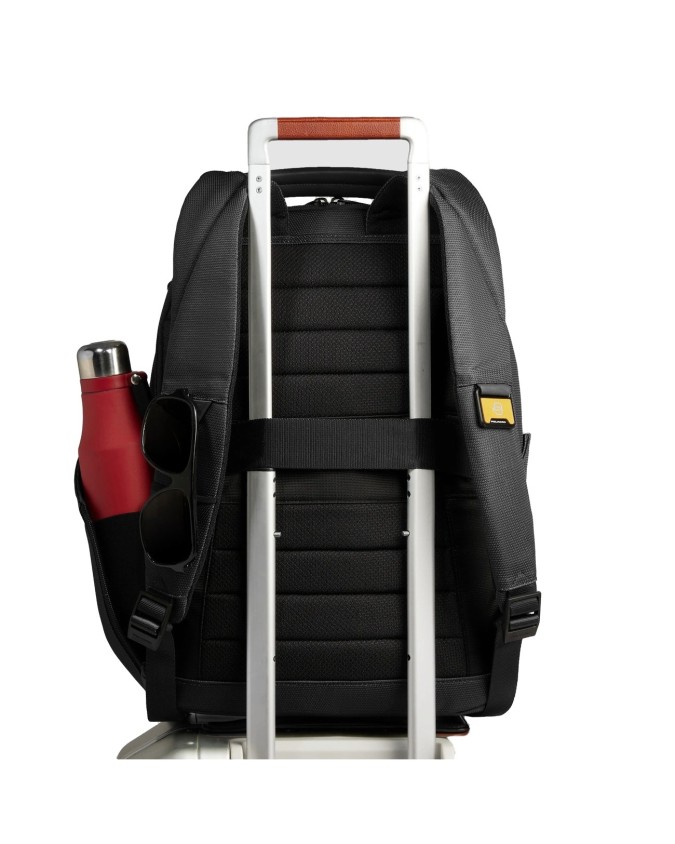 Piquadro - Zaino da viaggio porta pc 15,6" in pelle e tessuto Lyss