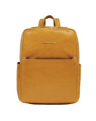  Piquadro – Zaino donna in pelle porta pc 14’’ a due comparti