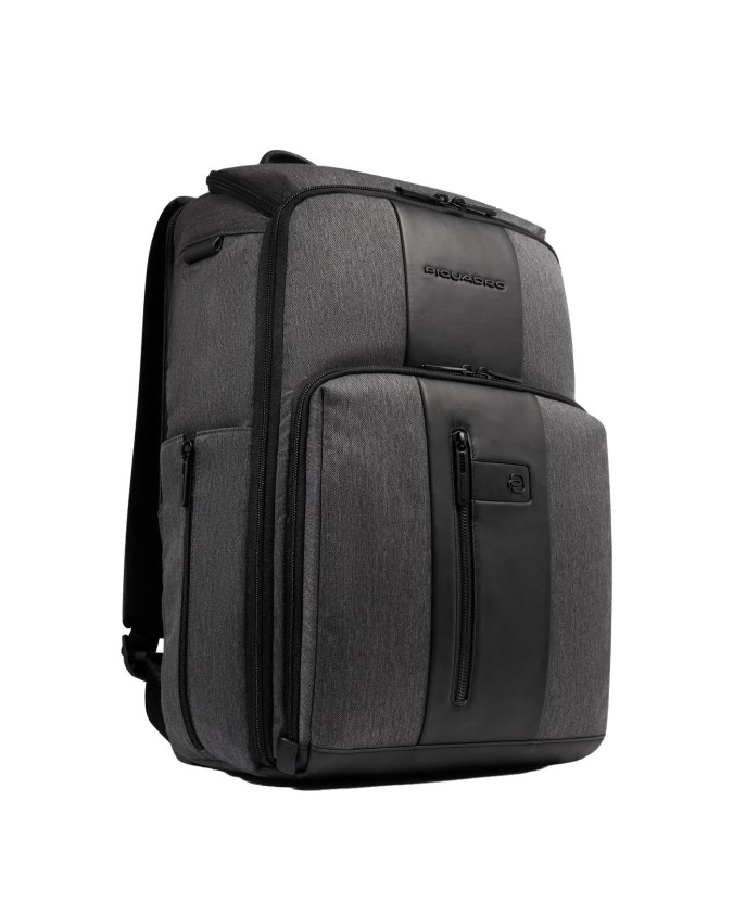 Piquadro - Reisrucksack aus Leder und...