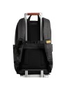 Piquadro - Brief 15.6" Laptop Travel Backpack in Leather and Fabric