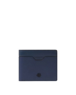  Piquadro - Portafogli uomo in pelle con volantino porta
