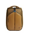 Piquadro – Expandable 17.3-inch laptop backpack made of vegan leather and PQ-Earth fabric