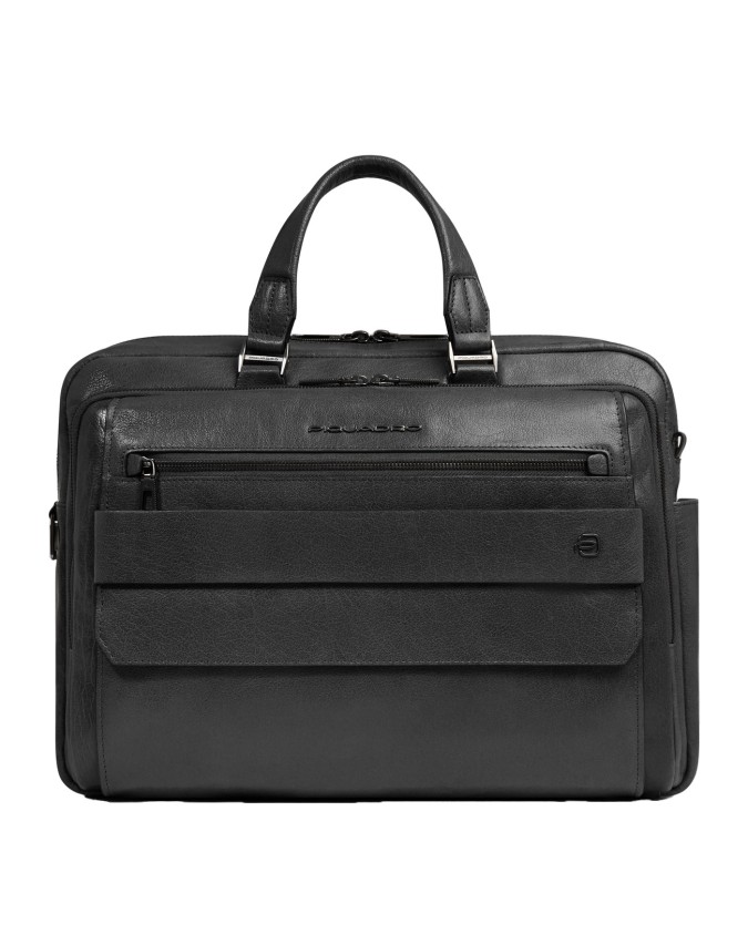 Piquadro - Solm leather briefcase...