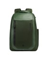 Piquadro - Lyss 15.6" Laptop Travel Backpack in Leather and Fabric