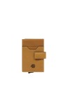 Piquadro - AEL Automatic Men's Metal and Leather Card Holder with RFID Protection