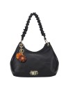 Ynot – Damen-Umhängetasche, Größe M, mit geflochtenem Zante-Griff