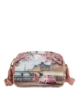  Ynot - Borsa Camera Bag in Ecopelle con Tasca Posteriore Yesbag