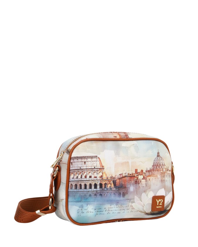 Ynot - Faux Leather Camera Bag with...