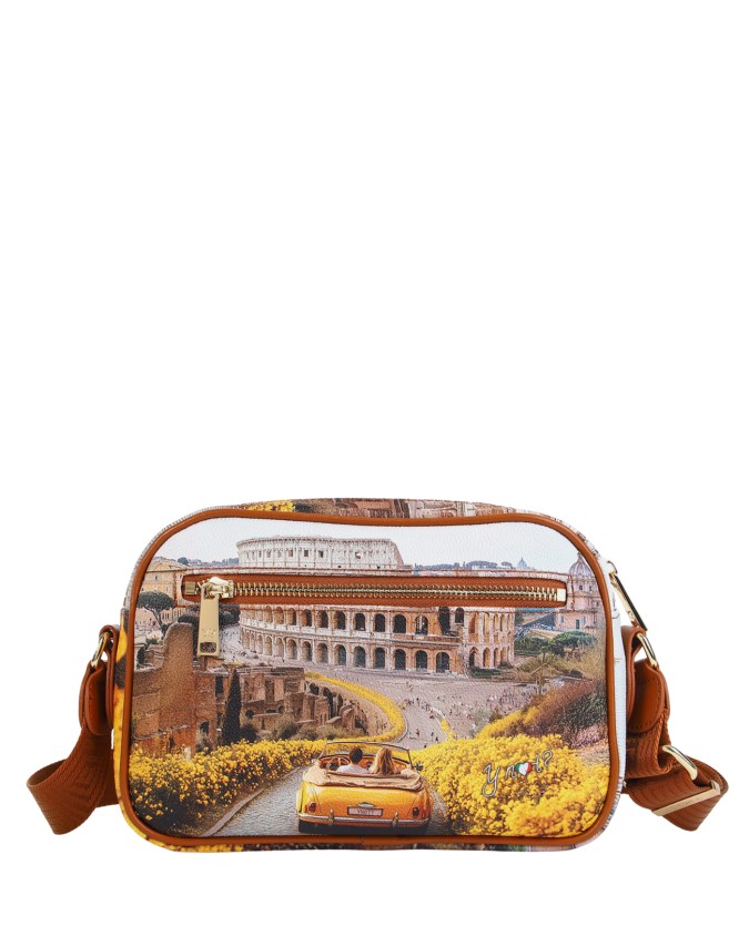 Ynot - Faux Leather Camera Bag with...