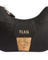 Alviero Martini Prima Classe - Bloom City Embossed Fabric Shoulder Bag