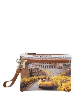  Ynot - Pochette a bustina con Polsiera e Tasca Frontale Tg.  2