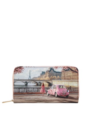 Ynot – Damen-Geldbörse Zip Around aus Kunstleder mit...