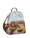 Ynot - Women's Faux Leather Backpack with Front Pocket and City