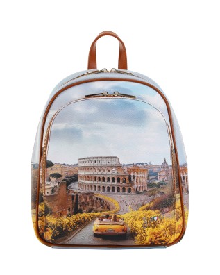 Ynot – Damenrucksack mit Außentasche aus Kunstleder mit... 2