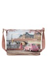 Ynot – Hobo-Tasche, Größe L, aus Kunstleder mit Città-Print, Yesbag