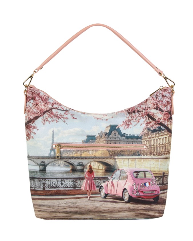 Ynot - Faux Leather Hobo Shoulder Bag...
