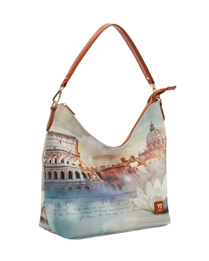 Ynot - Faux Leather Hobo Shoulder Bag...