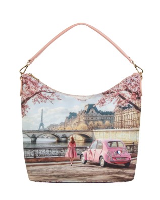 Ynot - Faux Leather Hobo Shoulder Bag with Single Handle,...