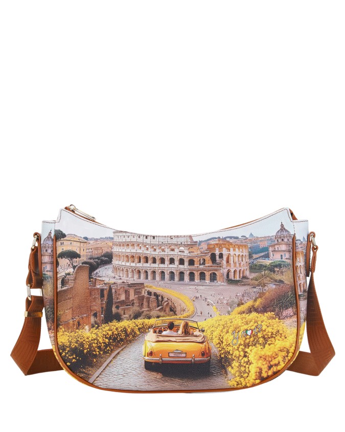 Ynot - Faux Leather City-Print Yesbag...