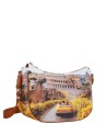 Ynot - Faux Leather City-Print Yesbag Shoulder Bag