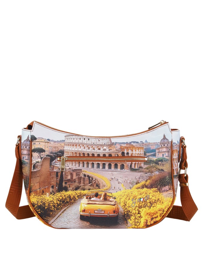 Ynot - Faux Leather City-Print Yesbag...