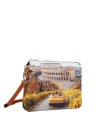 Ynot - Women's Crossbody Bag with Two Compartments, "Città" Print, Yesbag