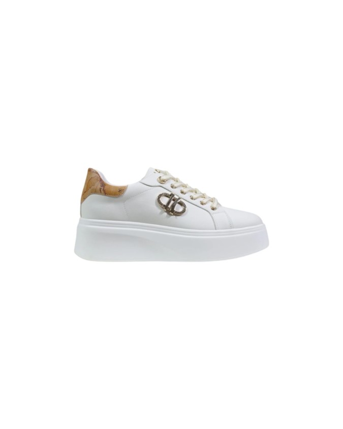 Alviero Martini Prima Classe - Sneakers donna in poliuretano con logo dorato