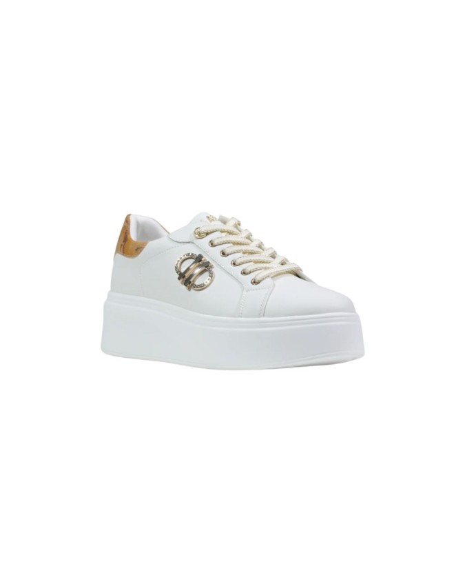 Alviero Martini Prima Classe - Sneakers donna in poliuretano con logo dorato