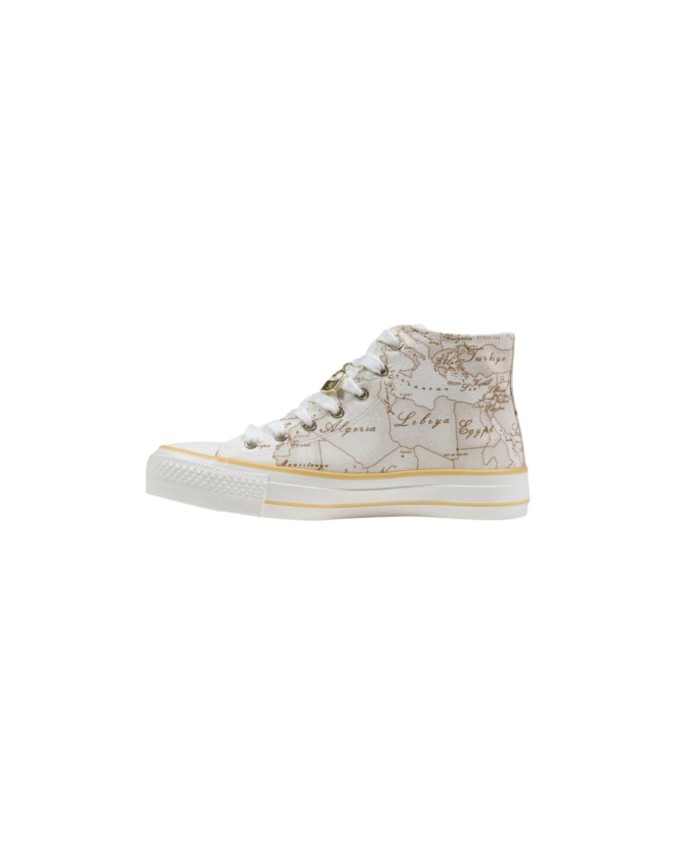 Alviero Martini Prima Classe - Sneakers alte donna in tessuto stampato