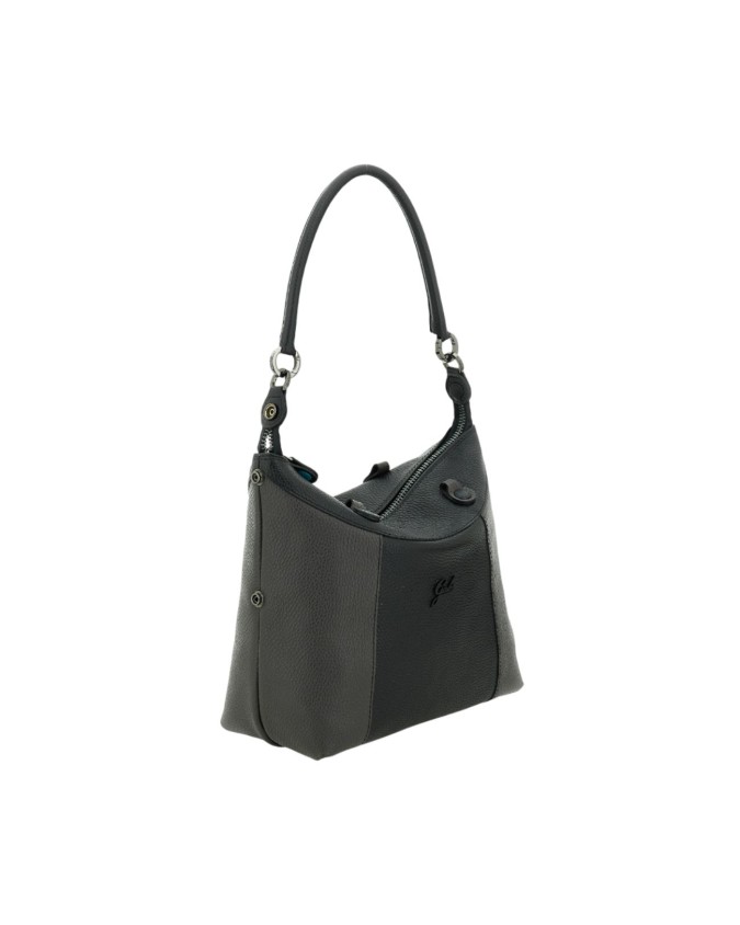 Gabs - Black Alyce Two-Tone Leather...