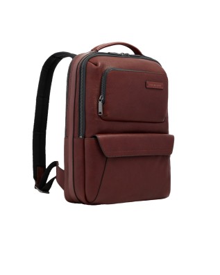  The Bridge - Zaino in pelle uomo con tasche frontali Ludovico 2