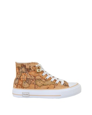 Alviero Martini Prima Classe - Sneaker alte in tessuto Geo Classic