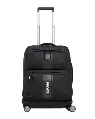 Piquadro - Trolley bagaglio a mano slim in tessuto "Piquadro x
