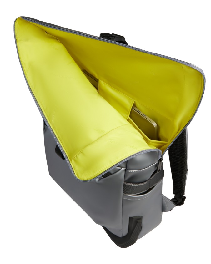 Piquadro - Zaino Roll-Top Porta Pc 15.6'' in Tessuto