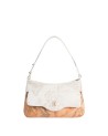 Alviero Martini Prima Classe - Borsa sottospalla in tessuto Geo White Geo Mix