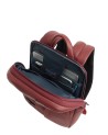 Piquadro - Expandable men's leather backpack with a 14" laptop compartment