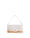 Alviero Martini Prima Classe - Pochette con manichetto in tessuto Geo White Mix