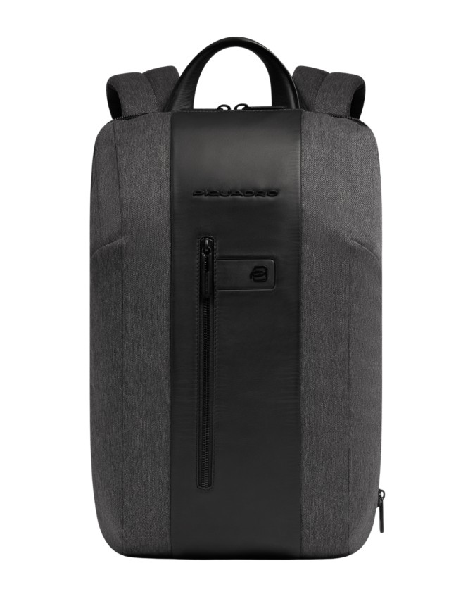Piquadro - Slim fabric and leather...