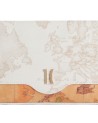 Alviero Martini Prima Classe - Pochette con manichetto in tessuto Geo White Mix