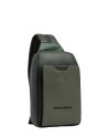 Piquadro - Einseitiger Herrenrucksack aus Leder für das iPad® mini AEL