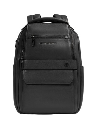  Piquadro - Zaino uomo personalizzabile in pelle porta pc