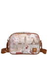 Ynot - Camera Bag with Back Pocket, Stylized City Print by Fashionopoly