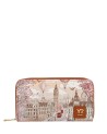 Ynot - Women's Zip-Around Wallet with Fashionopoly Stylized City Print