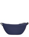 Piquadro - Borsa a tracolla media in pelle e tessuto