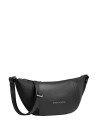 Piquadro - Medium-sized leather and fabric crossbody bag