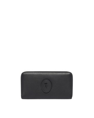  Trussardi - Portafoglio Zip Around in Calfskin Society