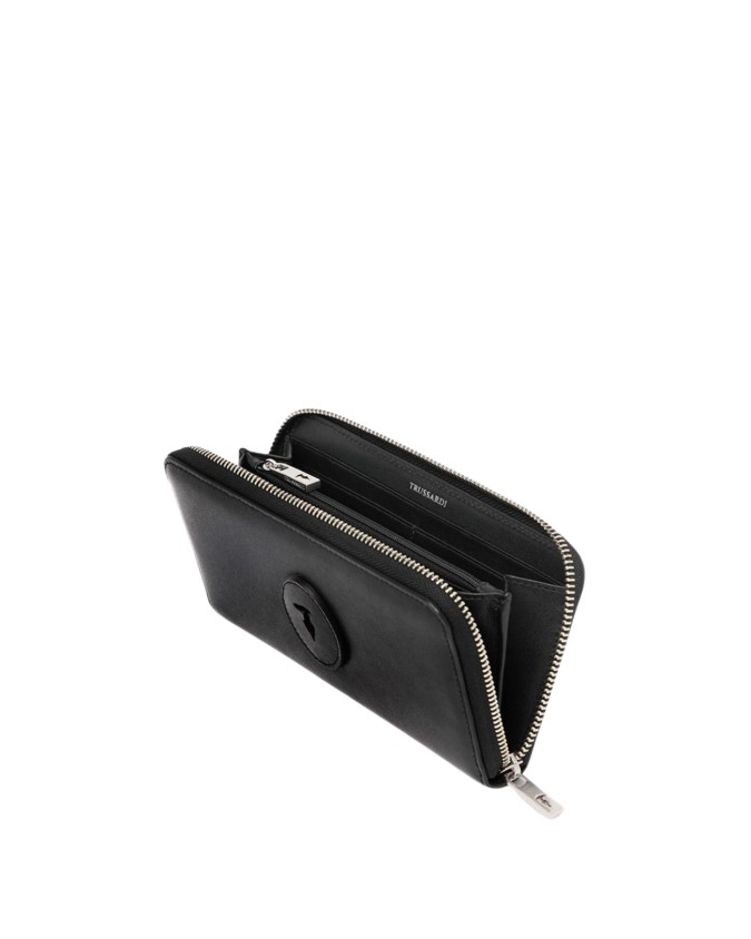 Trussardi -  Zip-Around-Geldbörse aus...