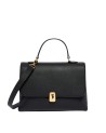 Trussardi - Lederhandtasche mit Klappe und Schulterriemen Cameo
