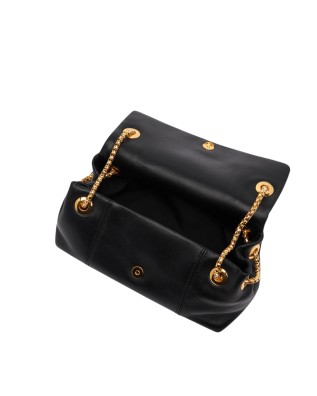 Trussardi - Orbita Mini Leather Crossbody Bag with Chain...