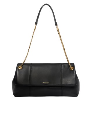  Trussardi - Borsa a Tracolla Media con Catena in Nappa Orbita